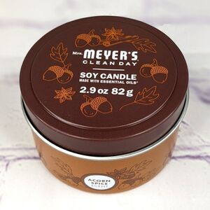 Mrs. Meyer's Clean Day 2.9 Oz. Acorn Spice Fall Tin Candle